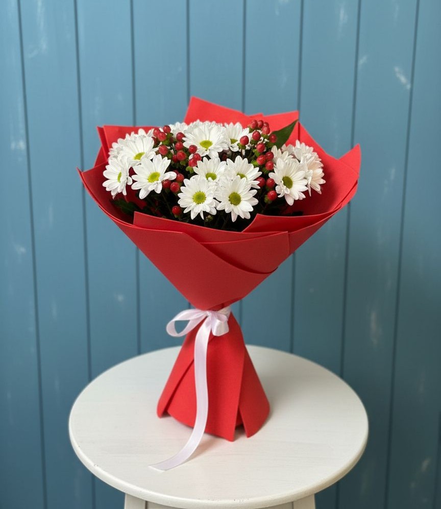 Букет цветов из: Хризантемы в Таштыпе