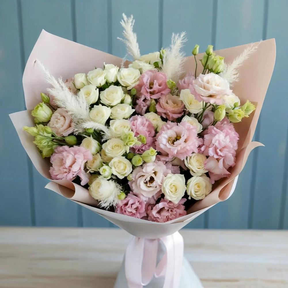 Букет цветов из: Альстромерии и Розы в Таштыпе