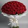 Букет 101 Красная роза Блэк Мэджик в Таштыпе