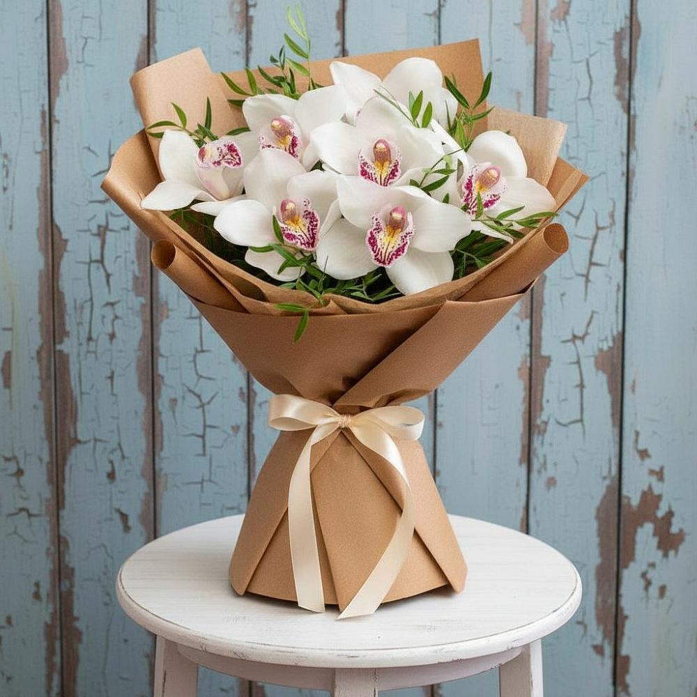 Букет цветов из: Орхидеи и Розы в Таштыпе