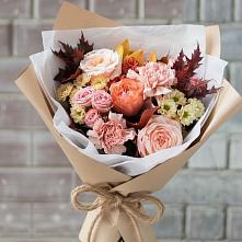Букет цветов из:  Гвоздики, Хризантемы и Розы #REPLACE_PRED# Таштыпе