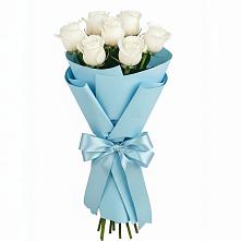 Букет 7 белых роз Проуд #REPLACE_PRED# Таштыпе