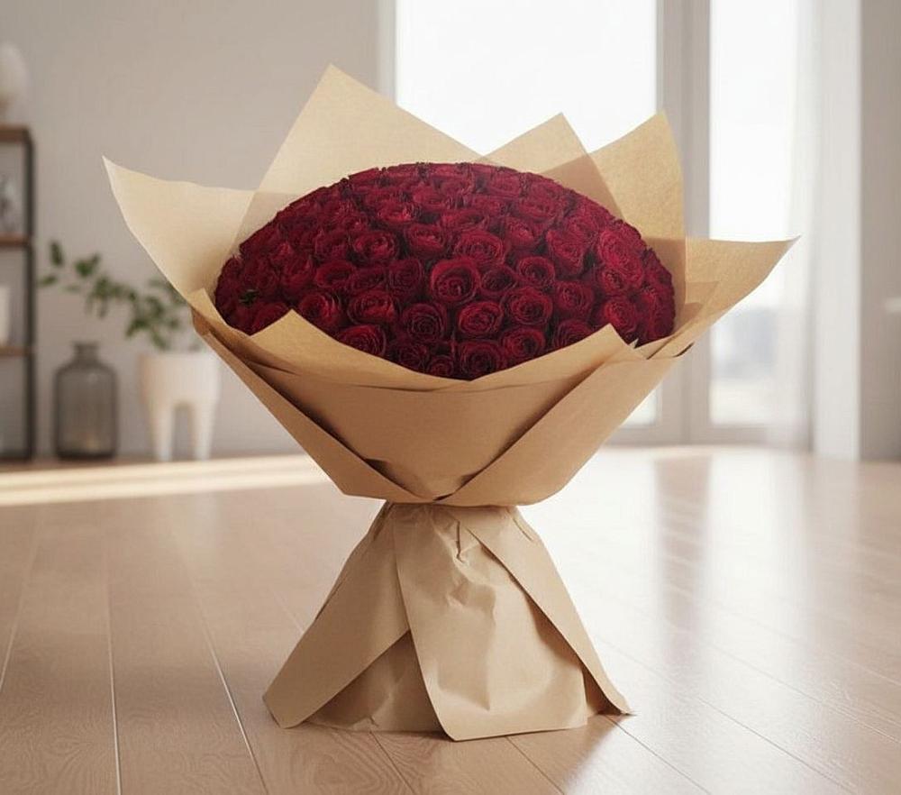 Букет 101 Красная роза в Таштыпе