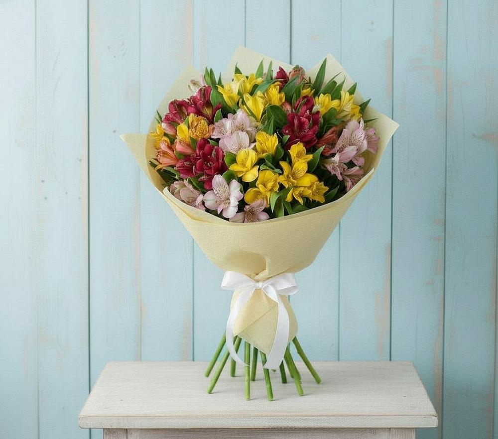 Букет цветов из: Альстромерии в Таштыпе