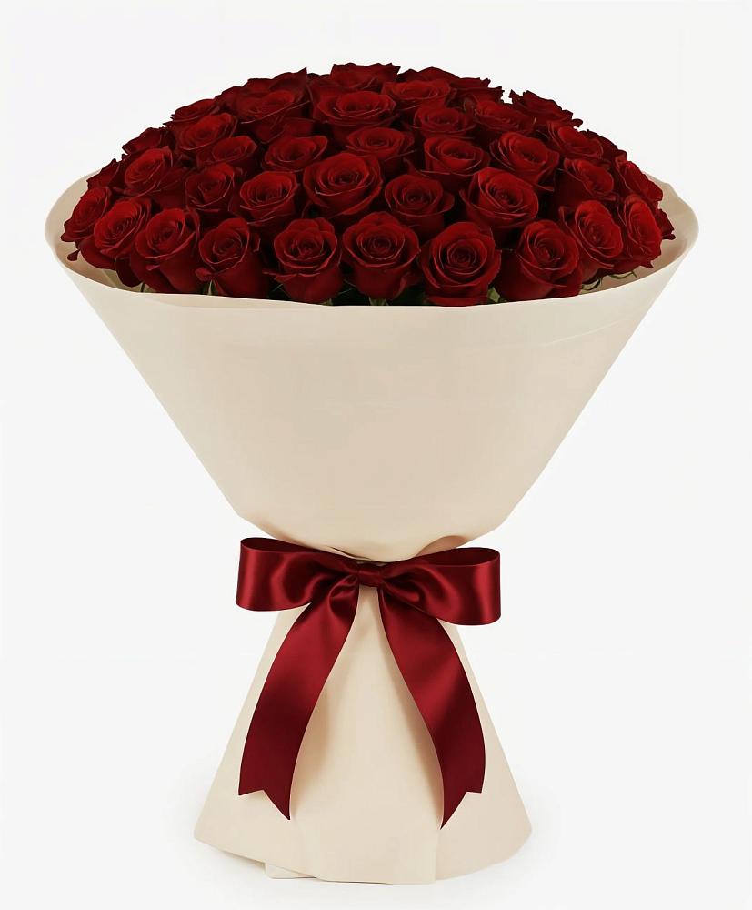 Букет 101 Бордовая роза Блэк Бакарра в Таштыпе